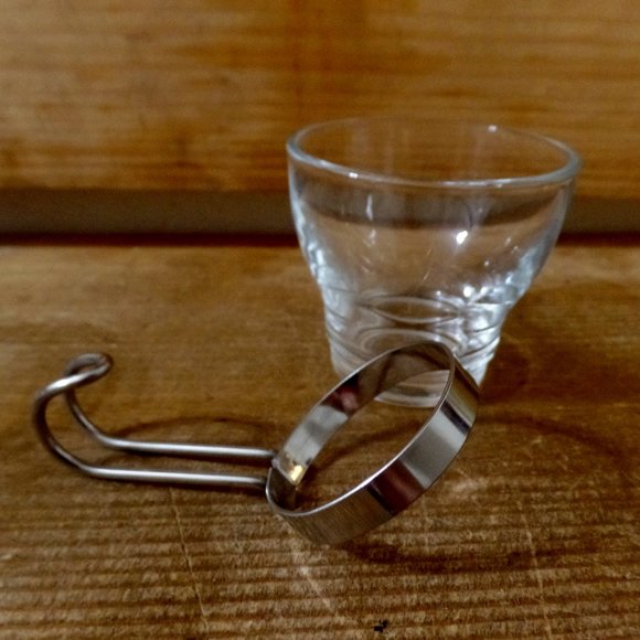 Bormioli Rocco Verdi Espresso Cup With Stainless Steel Handle, Set of 4 - Picture 9 of 9